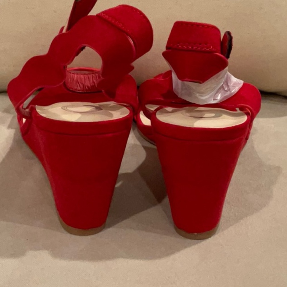 Red Women's Sandals - Picture 2 of 5